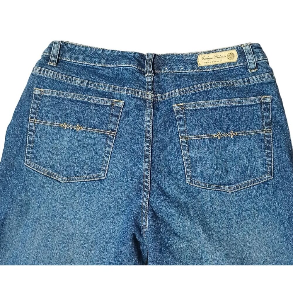 Indigo Palms Jeans by Tommy‎ Bahama Womens Size 14 R Blue Denim Straight High